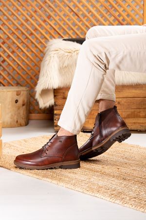 LİZSHOE HAKİKİ DERİ ERKEK BOT VYGR 607123K