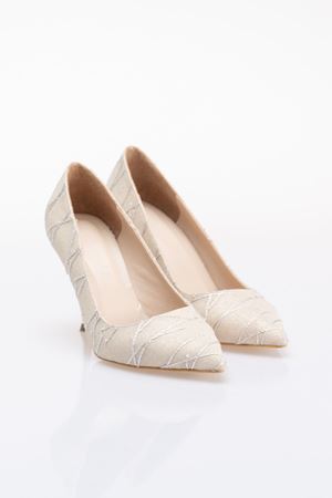 LİZSHOE KETEN KADIN STİLETTO 079-122Y