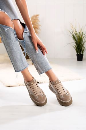 VOOG HAKİKİ DERİ KADIN SPOR AYAKKABI 310624K