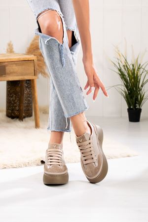 VOOG HAKİKİ DERİ KADIN SPOR AYAKKABI 310624K