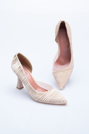 LİZSHOE  KADIN STİLETTO AYAKKABI  NEW 065324Y
