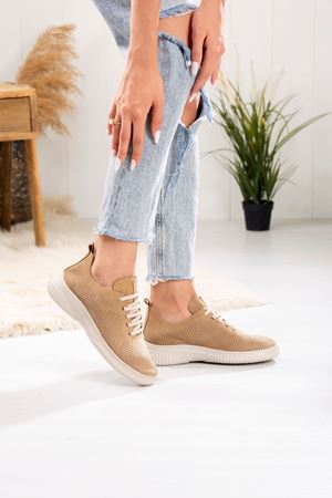 MAMMAMİA HAKİKİ DERİ KADIN GÜNLÜK AYAKKABI 389024Y