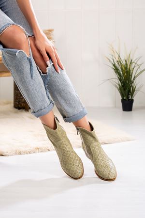 MAMMAMİA HAKİKİ DERİ KADIN GÜNLÜK AYAKKABI 66024Y