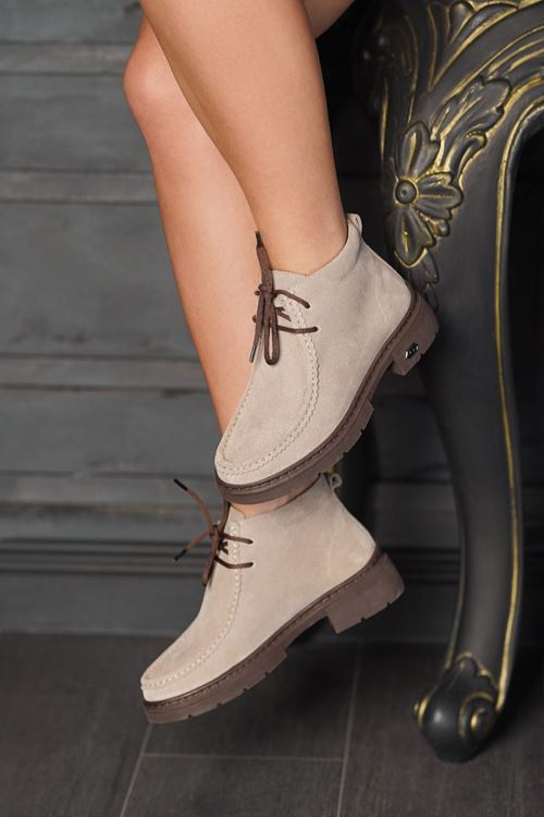 LİZSHOE HAKİKİ DERİ KADIN BOT SPİL 310025K