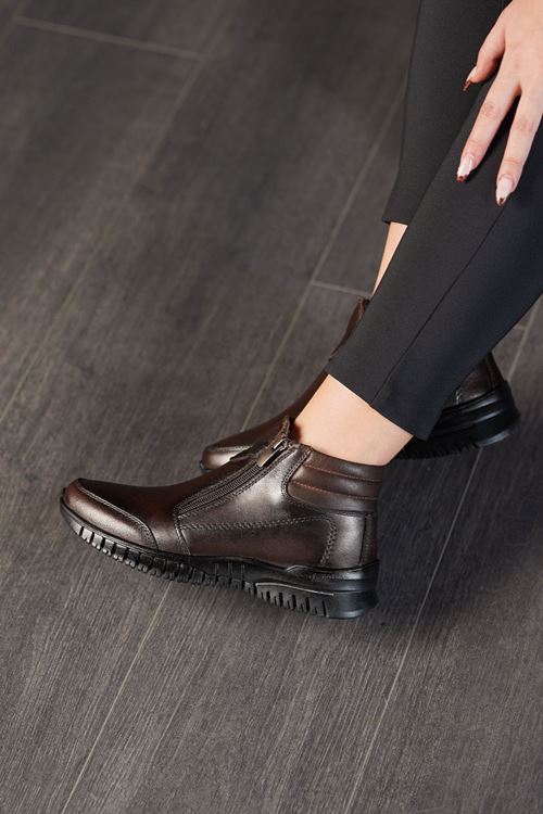 LİZSHOE HAKİKİ DERİ KADIN BOT VYGR 940125K
