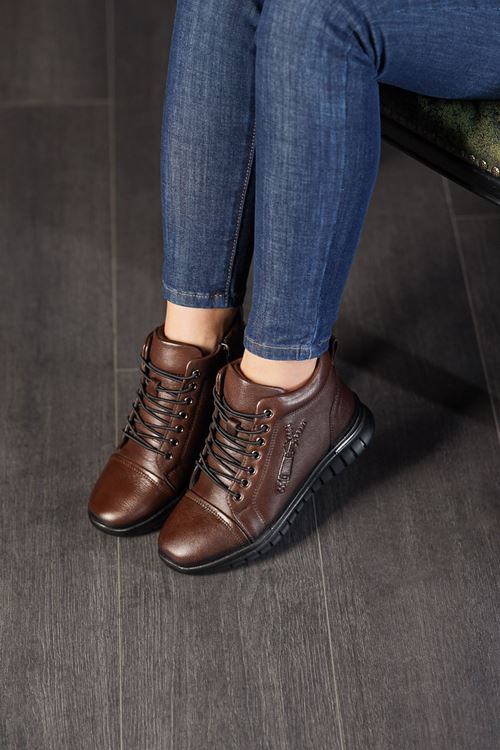 LİZSHOE HAKİKİ DERİ KADIN BOT VYGR 43425K