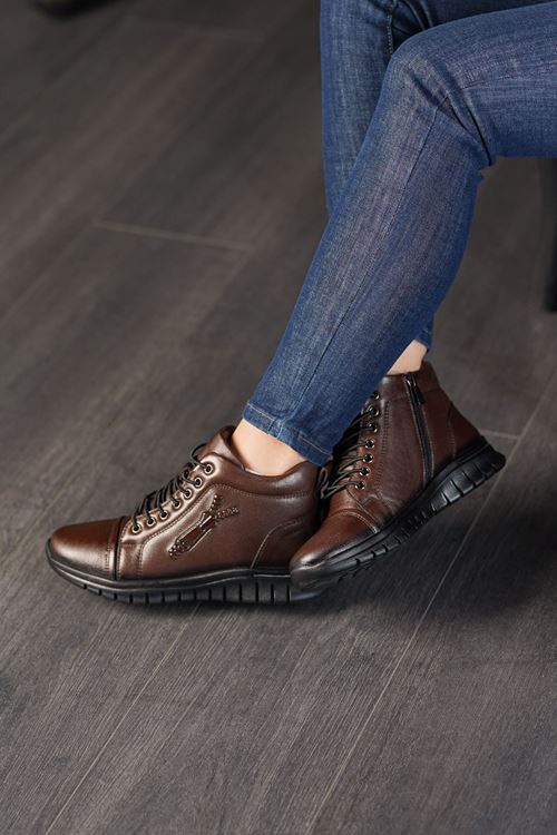 LİZSHOE HAKİKİ DERİ KADIN BOT VYGR 43425K
