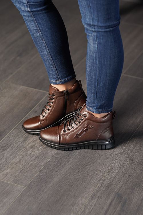 LİZSHOE HAKİKİ DERİ KADIN BOT VYGR 43425K