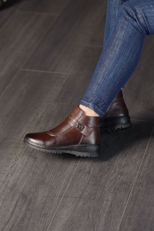 LİZSHOE HAKİKİ DERİ KADIN GÜNLÜK BOT VYGR 00225K