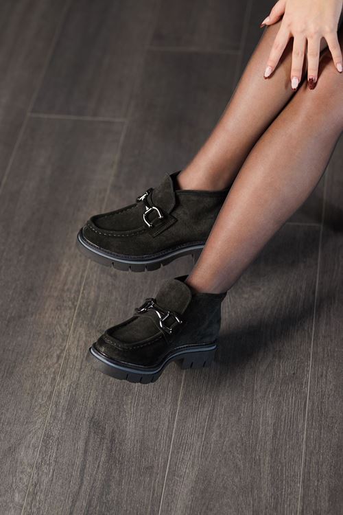 LİZSHOE HAKİKİ DERİ KADIN GÜNLÜK BOT ELNR 229525K