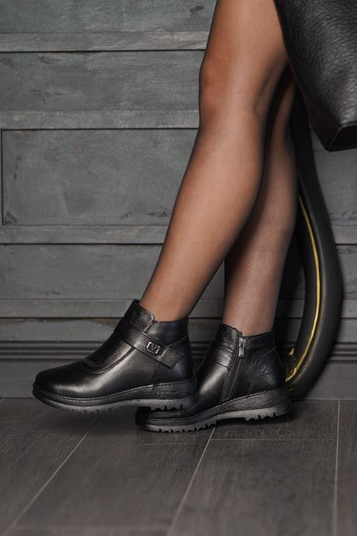 LİZSHOE HAKİKİ DERİ KADIN GÜNLÜK BOT VYGR 00225K