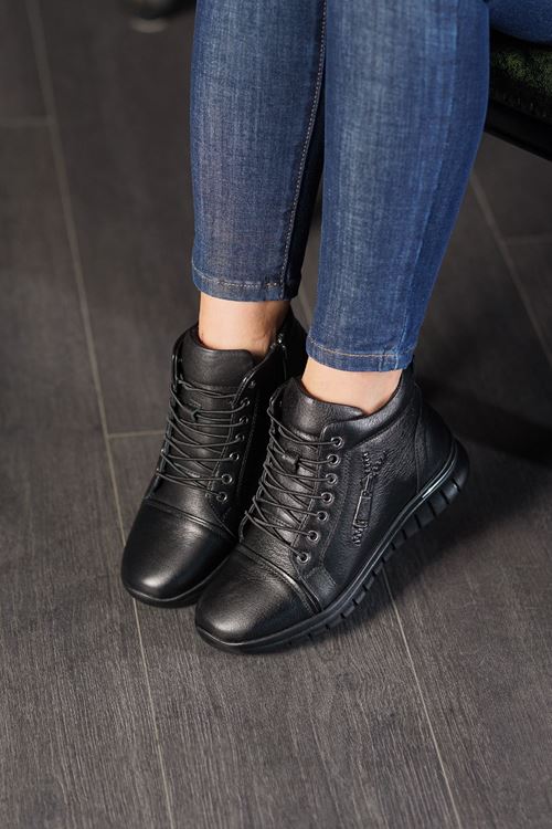 LİZSHOE HAKİKİ DERİ KADIN BOT VYGR 43425K