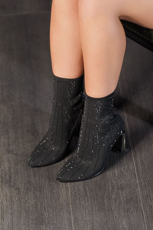 GUJA KADIN STREÇ TAŞLI BOT 10425K