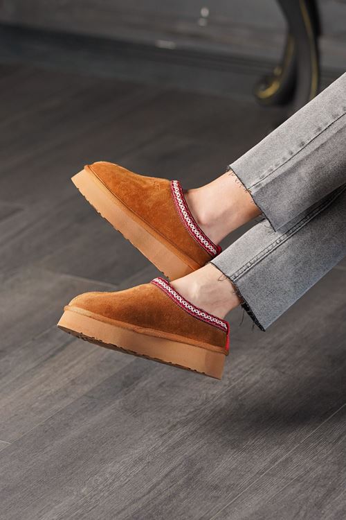 LİZSHOE HAKİKİ DERİ KALIN TBN TERLİK UGG EMR 197425K