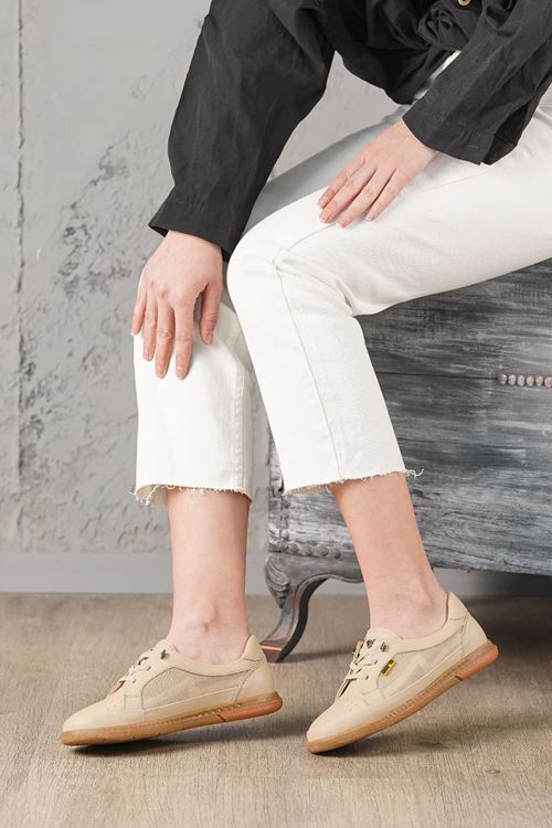 LİZSHOE HAKİKİ DERİ KADIN GÜNLÜK AYAKKABI VYGR 08025Y
