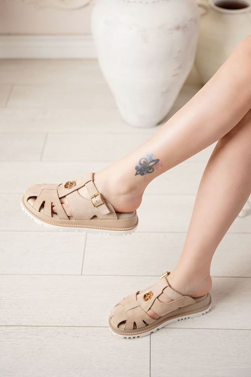 RACHEL HAKİKİ DERİ KADIN TERLİK 1325Y