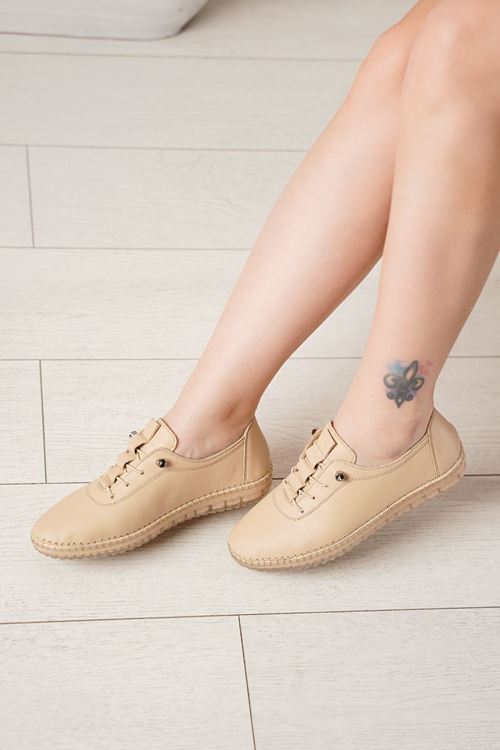 LİZSHOE HAKİKİ DERİ KADIN GÜNLÜK AYAKKABI 097-125Y