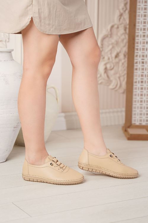 LİZSHOE HAKİKİ DERİ KADIN GÜNLÜK AYAKKABI 097-125Y