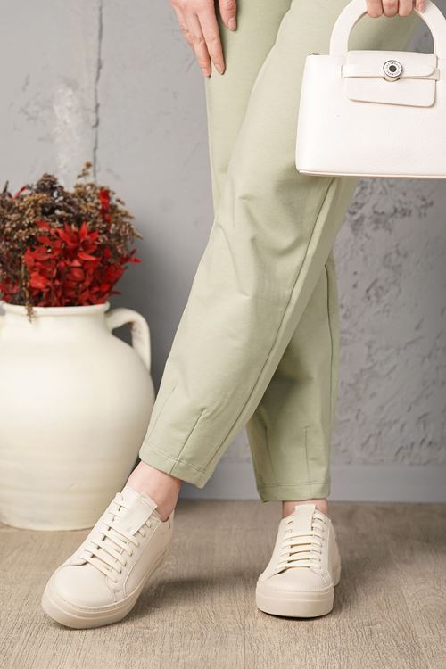 LİZSHOE HAKİKİ DERİ KADIN SPOR AYAKKABI SNL 35225Y