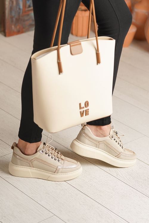 LİZSHOE HAKİKİ DERİ SPOR AYAKKABI ELNR 02225K