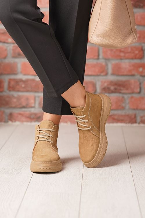 MAMMAMİA HAKİKİ DERİ KADIN BOT 153025K