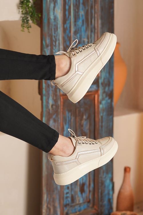 LİZSHOE HAKİKİ DERİ SPOR AYAKKABI ELNR 02225K