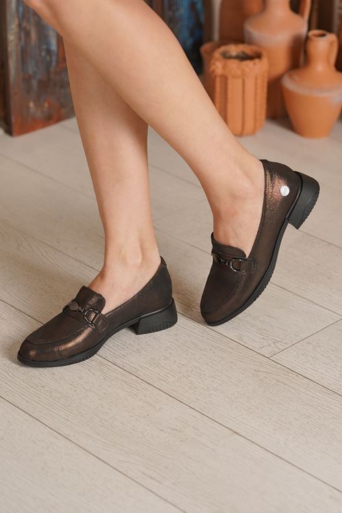 MAMMAMİA HAKİKİ DERİ KADIN AYAKKABI 96025K