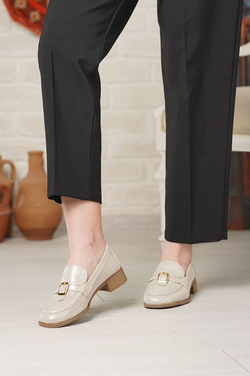 MAMMAMİA HAKİKİ DERİ KADIN GÜNLÜK AYAKKABI 729525Y