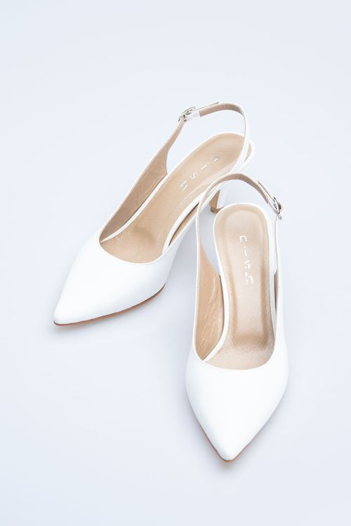 LİZSHOE HAKİKİ DERİ KADIN TOPUKLU AYAKKABI AKB 156722Y