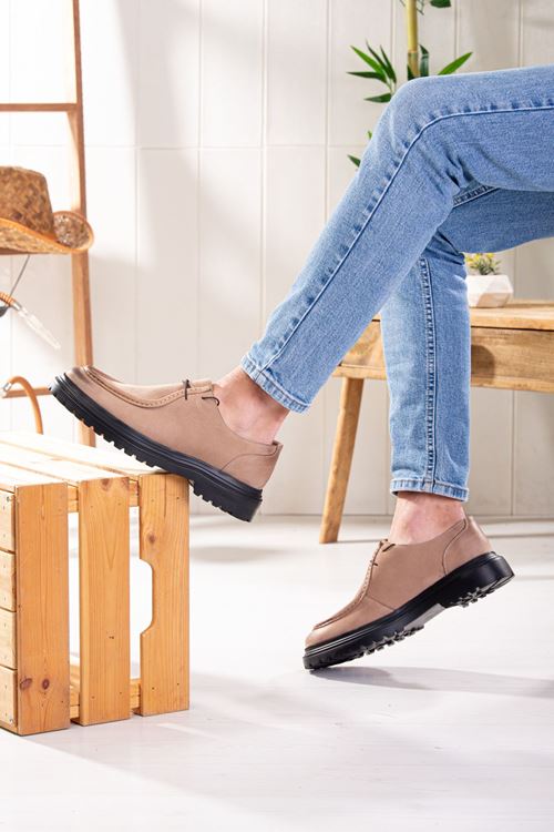 LİZSHOE HAKİKİ DERİ ERKEK GÜNLÜK AYAKKABI PİK 1617-124K