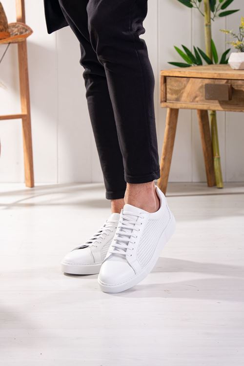 LİZSHOE HAKİKİ DERİ ERKEK GÜNLÜK AYAKKABI PİK 130022K