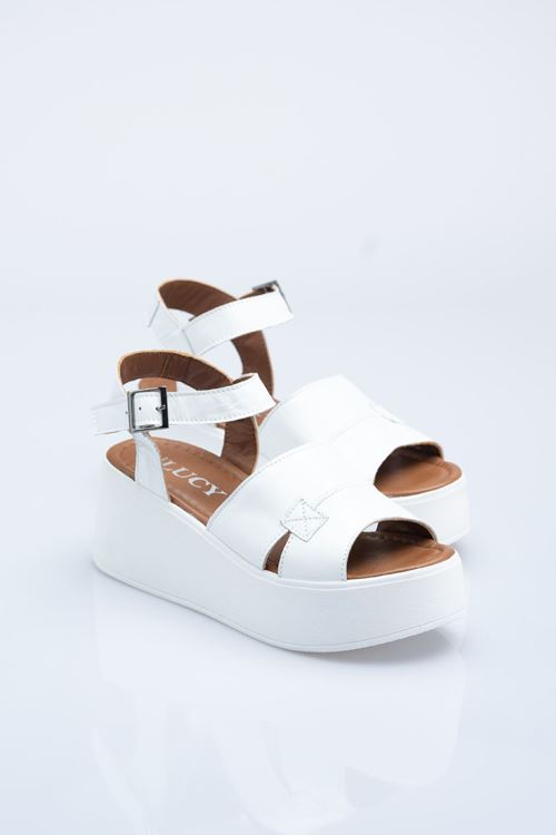 LUCY HAKİKİ DERİ KADIN DOLGU  SANDALET 205922Y