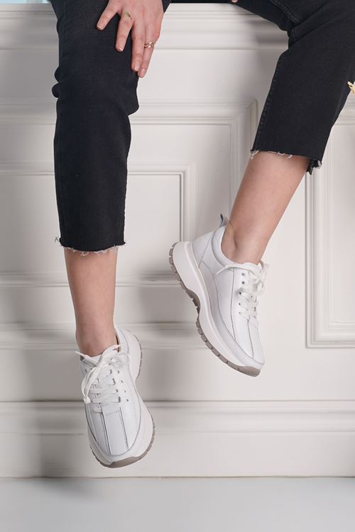 MAXİMİNO HAKİKİ DERİ KADIN SPOR AYAKKABI 50224Y