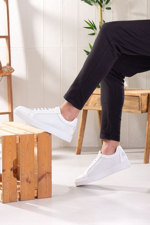 LİZSHOE HAKİKİ DERİ ERKEK GÜNLÜK AYAKKABI PİK 130022K