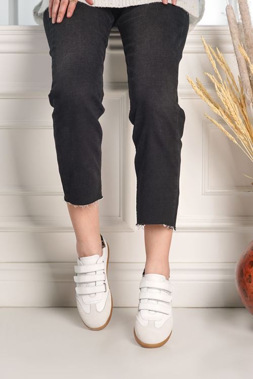 MAXİMİNO HAKİKİ DERİ KADIN SPOR AYAKKABI 595-9525Y