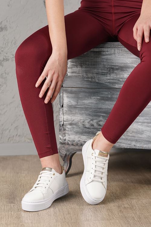 MAMMAMİA HAKİKİ DERİ KADIN GÜNLÜK AYAKKABI 55524K