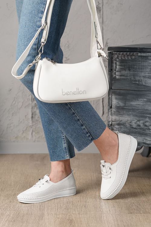 LİZSHOE HAKİKİ DERİ KADIN GÜNLÜK AYAKKABI 08325Y