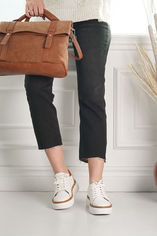 MAXİMİNO HAKİKİ DERİ KADIN SPOR AYAKKABI 519924Y