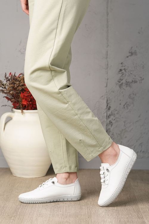 LİZSHOE HAKİKİ DERİ KADIN GÜNLÜK AYAKKABI 097-125Y