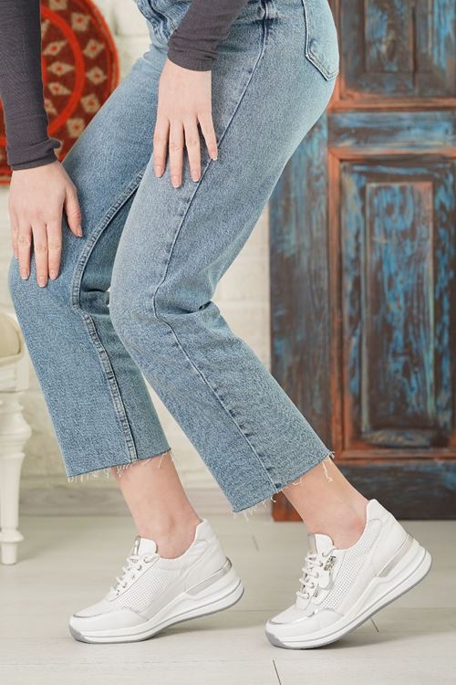 MAMMAMİA HAKİKİ DERİ KADIN GÜNLÜK AYAKKABI 364525Y