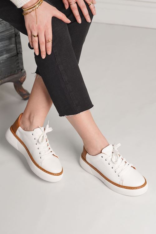 MAXİMİNO HAKİKİ DERİ KADIN SPOR AYAKKABI 519924Y