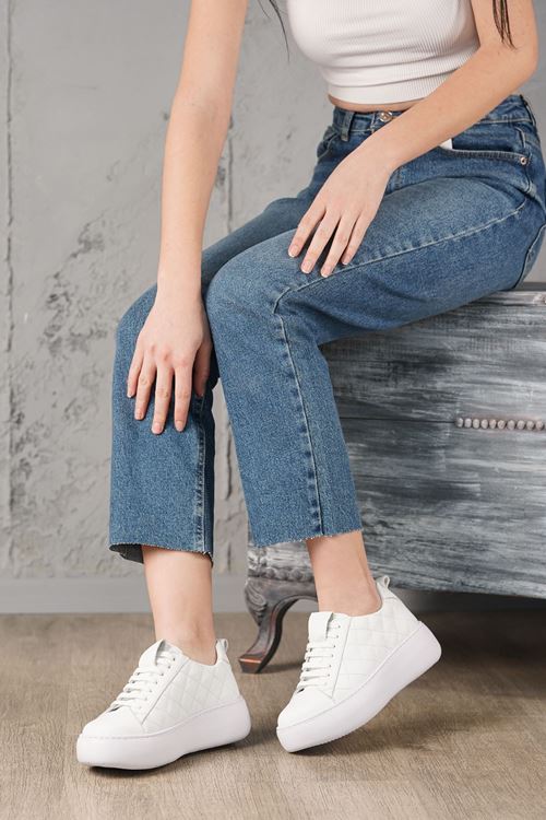 LİZSHOE HAKİKİ DERİ KADIN GÜNLÜK AYAKKABI SNL 37824K