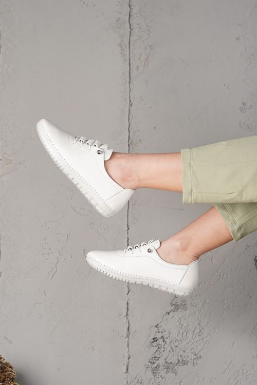 LİZSHOE HAKİKİ DERİ KADIN GÜNLÜK AYAKKABI 097-125Y