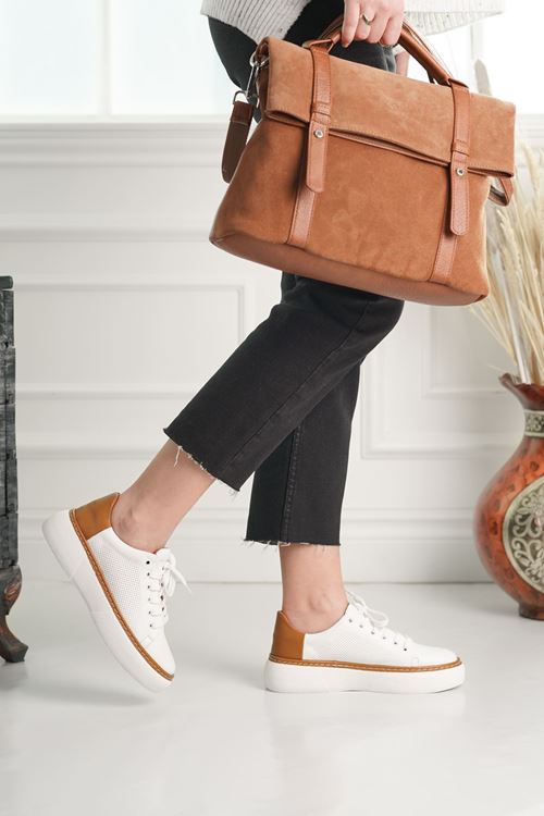 MAXİMİNO HAKİKİ DERİ KADIN SPOR AYAKKABI 519924Y