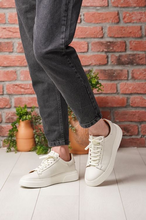 FOOTCAP HAKİKİ DERİ ERKEK GÜNLÜK AYAKKABI 250125Y