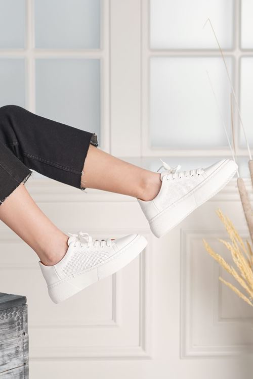 MAXİMİNO HAKİKİ DERİ KADIN SPOR AYAKKABI 519924Y