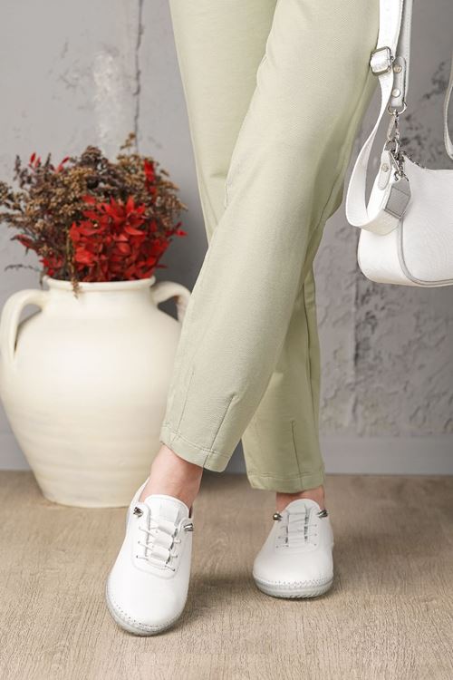 LİZSHOE HAKİKİ DERİ KADIN GÜNLÜK AYAKKABI 097-125Y