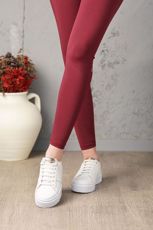 MAMMAMİA HAKİKİ DERİ KADIN GÜNLÜK AYAKKABI 55524K