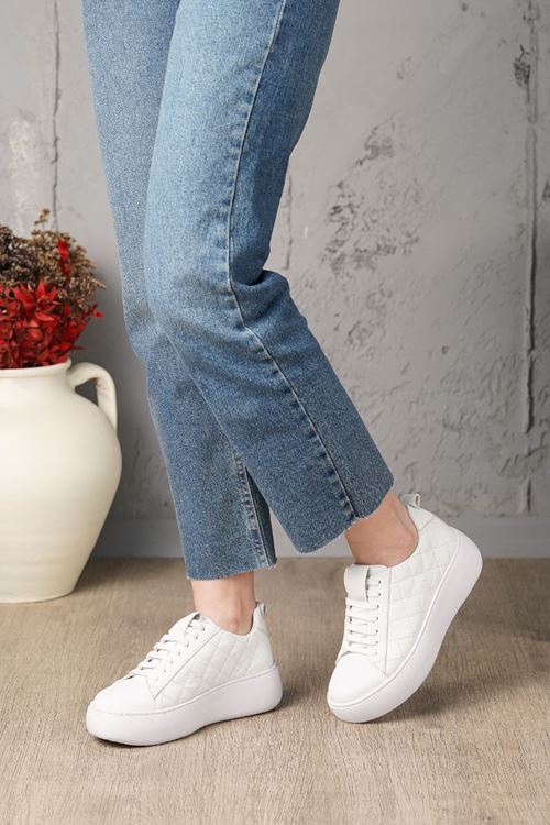 LİZSHOE HAKİKİ DERİ KADIN GÜNLÜK AYAKKABI SNL 37824K