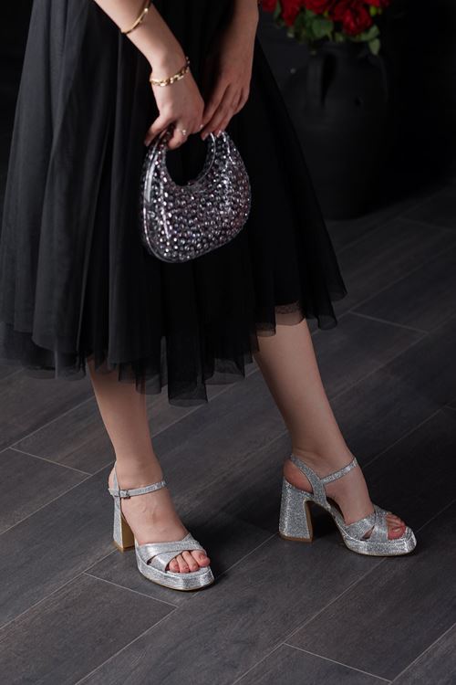 LİZSHOE KADIN ABİYE AYAKKABI SML 858-21025Y